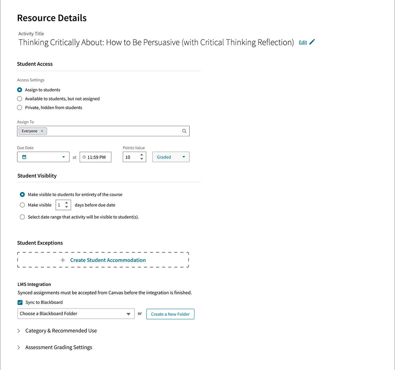 Blackboard Content Deployment