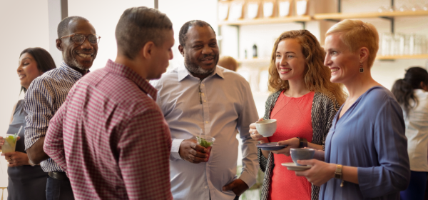 Frankenstein having coffee