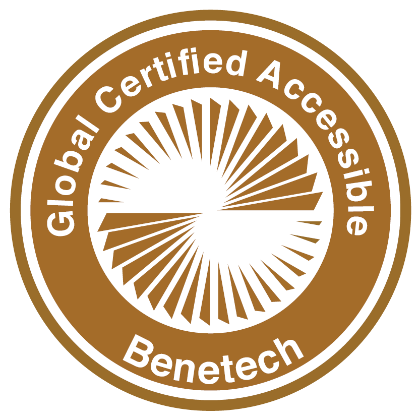 Global Certified Accessible by Benetech Stamp