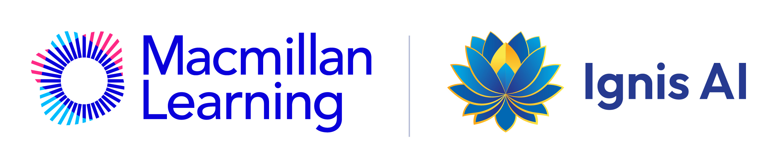 Macmillan Learning and Ignis AI logos
