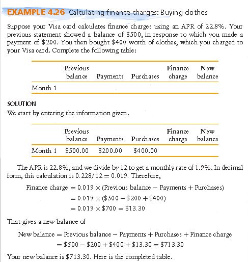 Example 4.26 from Quantitative Literacy 3rd edition.