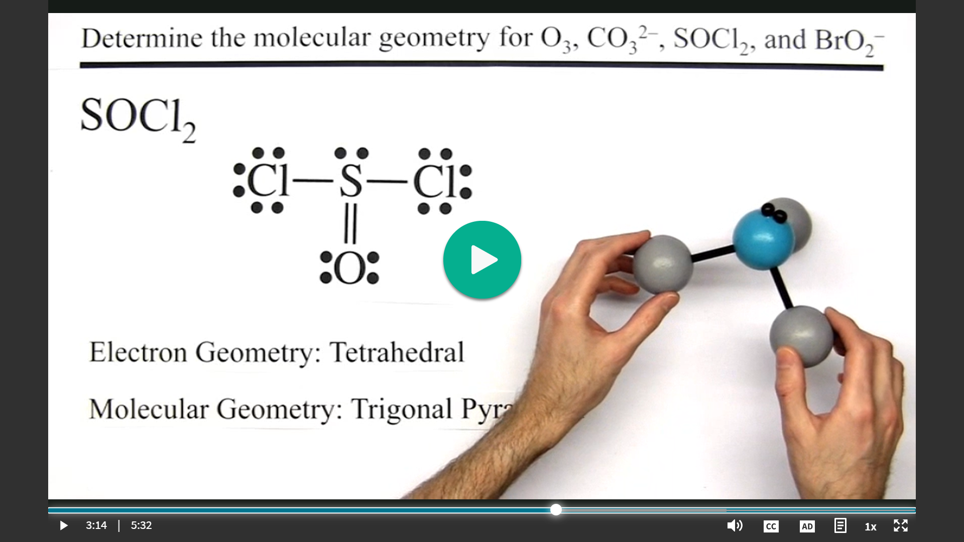 screenshot of tutorial video example